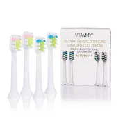 Set 4 rezerve periuta de dinti VITAMMY Symphony, Alb, TH1911-4 White BITrezerveymphonyalb