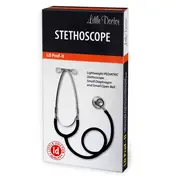 Stetoscop Little Doctor LD Prof II, stetoscop metalic utilizabil pe ambele parti, diafragma mica, Negru Inox BITldprofII