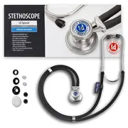 Stetoscop Little Doctor LD Special, 2 tuburi, lungime tub 56cm, Negru Inox BITldspecial