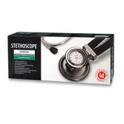Stetoscop Little Doctor LD SteTime cu ceas, 2 tuburi, lungime tub 56cm, Negru Inox BITstetime