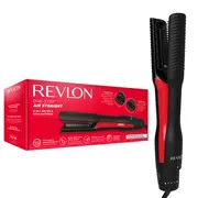 Aparat de coafat 2 in 1 Revlon One-Step Air Straight RVDR5330E, pentru uscare si indreptare, placi din Ceramica cu Turmalina infuzate cu ulei de argan, tehnologie AirPause, 6 setari BITRVDR5330E