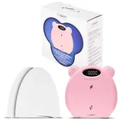 Cantar electronic Vitammy Babycinno, 4 in 1, pentru nou-nascuti, bebelusi, copii si adulti, tava detasabila, ecran LCD, greutate maxima 120 kg, Roz BITVitammybabycinnoroz