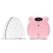 Cantar electronic Vitammy Babycinno, 4 in 1, pentru nou-nascuti, bebelusi, copii si adulti, tava detasabila, ecran LCD, greutate maxima 120 kg, Roz BITVitammybabycinnoroz