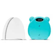 Cantar electronic Vitammy Babycinno, 4 in 1, pentru nou-nascuti, bebelusi, copii si adulti, tava detasabila, ecran LCD, greutate maxima 120 kg, Turcoaz BITVitammybabycinnoturcoaz