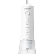 Irigator oral  dus bucal Vitammy Aquarius, 3 moduri de functionare, varf rotativ la 360 de grade, 4 duze, capacitate rezervor 320 ml, Alb BITvitammyaquarius