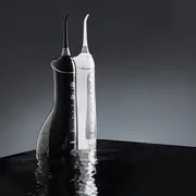 Irigator oral  dus bucal Vitammy Hydra, profesional, 3 moduri de functionare, rezistent la apa, 2 duze, Alb BITVitammyHydraalb