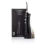Irigator oral  dus bucal Vitammy Hydra, profesional, 3 moduri de functionare, rezistent la apa, 2 duze, Negru BITVitammyHydranegru