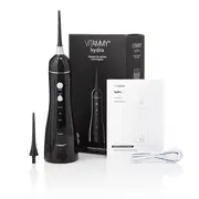 Irigator oral  dus bucal Vitammy Hydra, profesional, 3 moduri de functionare, rezistent la apa, 2 duze, Negru BITVitammyHydranegru