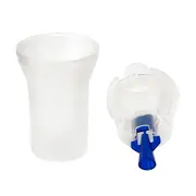 Kit de nebulizare RedLine RDA015, pahar si piesa de gura, MMAD 3 &mu;m, pentru aparate de aerosoli cu compresor BITrda015