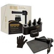 Ondulator multifunctional Hot Tools Curlbar Set, Pro Artist Black Gold collection, 4 capete detasabile de 19, 25, 32 si 38 mm, 8 trepte de temperatura, invelis din titan, HTCURLSETBGUKE BITHTCURLSETBGUKE