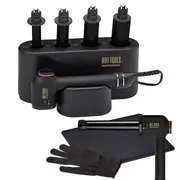 Ondulator multifunctional Hot Tools Curlbar Set, Pro Artist Black Gold collection, 4 capete detasabile de 19, 25, 32 si 38 mm, 8 trepte de temperatura, invelis din titan, HTCURLSETBGUKE BITHTCURLSETBGUKE