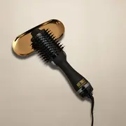 Perie electrica fixa Hot Tools One-Step Blow Dry Volumiser, Pro Artist Black Gold collection, 3 trepte de temperatura, HTDR1090BGUKE BITHTDR1090BGUKE