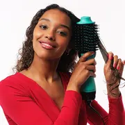 Perie electrica fixa REVLON One-Step Hair Dryer  Volumizer, RVDR5222TE TEAL, pentru par mediu si lung, Turcoaz BITRVDR5222TE