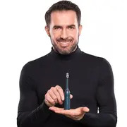 Periuta de dinti electrica VITAMMY Vivo, model premium, 72000 vibratii min, 3 moduri de periaj, rezistenta la apa, Antracit BITvivoantracit