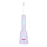 Periuta de dinti electrica Vitammy Smils Jelly, 82.000 de miscari min, 5 programe de periaj, baza incarcare USB, 2 capete periuta, Violet BITsmilsjelly