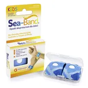 Set 2 bratari de presopunctura Sea-Band, contra starii de greata si raului de masina, pentru copii, Albastru BITseabandcopiialbastru