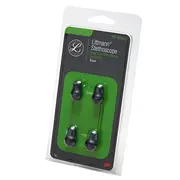 Set 4 olive auriculare pentru stetoscoape Littmann, mari si mici, moi, auto-sigilabile, 40001, Negru BITolivenegru