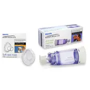 Set Camera de inhalare 0 - 18 luni Philips Respironics Optichamber Diamond, cu masca S LiteTouch Philips Respironics BITsetoptichamberS2