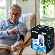 Tensiometru electronic de brat Novama Pro, masurare in timpul umflarii mansetei, 2 moduri de masurare, 180 rezultate, detectarea fibrilatiei atriale, manseta universala 22 - 42 cm, suport BITNovamaPro