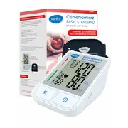 Tensiometru electronic de brat Sanity Basic Standard MD 5940, manseta 22-32 cm, memorare 2 utilizatori, 120 seturi de memorie, Alb BITsanityMD5940