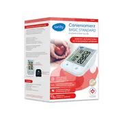 Tensiometru electronic de brat Sanity Basic Standard MD 5940, manseta 22-32 cm, memorare 2 utilizatori, 120 seturi de memorie, Alb BITsanityMD5940