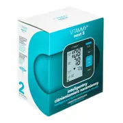 Tensiometru electronic de brat VITAMMY Next 5 Basic, mufa USB, detectare aritmie, detectie miscarea corpului, manseta 22-40 cm, Negru Alb BITnext5basic