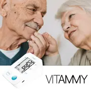 Tensiometru electronic de brat VITAMMY Next Basic, mufa USB, masurare in timpul umflarii mansetei, detectare aritmie, detectie miscarea corpului, memorare 2 utilizatori, manseta 22-40 cm, Alb BITVitammynextbasic