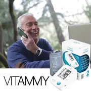 Tensiometru electronic de brat VITAMMY Next Basic, mufa USB, masurare in timpul umflarii mansetei, detectare aritmie, detectie miscarea corpului, memorare 2 utilizatori, manseta 22-40 cm, Alb BITVitammynextbasic