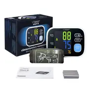 Tensiometru electronic de brat Vitammy Smart 8, masurare in timpul umflarii mansetei, detectare aritmie, afisaj color, memorare 2 utilizatori x 60 rezultate, manseta 22 - 42 cm, Negru BITvitammysmart8