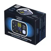 Tensiometru electronic de brat Vitammy Smart 8, masurare in timpul umflarii mansetei, detectare aritmie, afisaj color, memorare 2 utilizatori x 60 rezultate, manseta 22 - 42 cm, Negru BITvitammysmart8