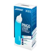 Aspirator nazal electric Novama Pingo Spark, pentru copii 0-12 ani, 2 varfuri silicon, iluminare LED, cu baterii, Albastru, Model  NS22 BITPingoSparkA