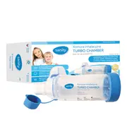 Camera de inhalare Sanity Turbo Chamber, masca bebelusi, masca copii, fara latex si BPA BITSanityTurboChamber