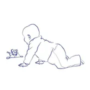 Jucarie termica de plus Kinecare Soricel, cu microbile si flori de lavanda, pentru copii, 15x15 cm, Gri Roz, VM-HP09 BITkinecaresoricel