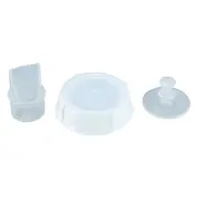 Pompa manuala de san Sanity Easy Comfort, cu clapeta, biberon si tetina BPA free BITsanityeasyconfort