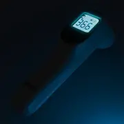 Termometru non-contact Novama NC Pro, pentru masurarea temperaturii corpului si a suprafetelor, memorie pentru 12 masuratori, 2 senzori separati, alarma febra, ecran iluminat, mod silentios, etui BITNovamaNCPro