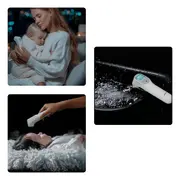 Termometru non-contact Novama NC Pro, pentru masurarea temperaturii corpului si a suprafetelor, memorie pentru 12 masuratori, 2 senzori separati, alarma febra, ecran iluminat, mod silentios, etui BITNovamaNCPro