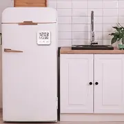 Termometru si higrometru de camera Vitammy Hygro, Statie meteo, Ceas, Alarma, Indicator confort, Alb BITvitammyhygro