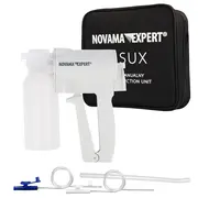 Aspirator medical manual tip pistol Novama Expert MSUX 7B-1, portabil, 3 tuburi de aspiratie diferite, 200 ml, fara alimentare, husa inclusa BITNovamaExpertMSUX7B1