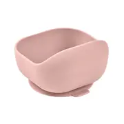 Bol silicon cu ventuza Beaba Cotton Candy
