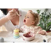 Bol silicon cu ventuza Beaba Cotton Candy