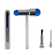 Ciocan neurologic Novama Expert Nh Buck, pentru evaluarea reflexelor nervoase si depistarea tulburarilor neurologice, cap dublu, ac detasabil, pensula inclusa, foarte rezistent si usor de curatat BITNovamaExpertNhBuck