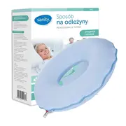 Colac gonflabil Sanity, pentru prevenirea escarelor de decubit, din cauciuc, cu husa detasabila placuta la atingere, Bleu BITcolacgonflabilSanity