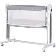 Leagan electric si patut pentru copii Chipolino Ultima cu laterala culisanta grey HUBKOUL02502GRY