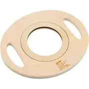 Lupa din lemn si plastic 18x15 cm, cu manere, pentru copii mici - okegoki62880