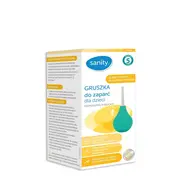 Para Sanity nr. 5 pentru irigare intestinala, din cauciuc, pentru copii 6 - 12 luni, Verde BITparaSanity5