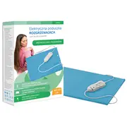 Perna cu incalzire electrica Sanity MediFlower, 40 x 30 cm, 3 trepte de incalzire, material placut, lavabil, Turcoaz BITpernasanitymediflower