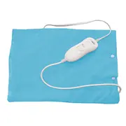 Perna cu incalzire electrica Sanity MediFlower, 40 x 30 cm, 3 trepte de incalzire, material placut, lavabil, Turcoaz BITpernasanitymediflower