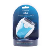 Pieptene electric cu LED Vitammy Ufo, exterminator de paduchi, Albastru BITVitammyUfoAlbastru