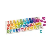 Puzzle alfanumeric educativ goki, pentru copii 3+ - okegoki58357