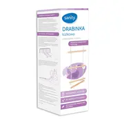 Scara de pat Sanity pentru reabilitare, rezistenta, 6 trepte din lemn ecologic, greutate maxima 150 kg, 180 cm lungime BITscaraSanity